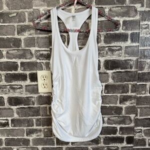 Beyond the bump beyond yoga tank top shirt white